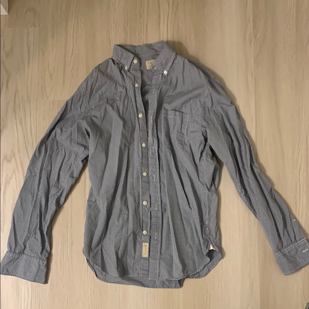 Men’s J. Crew Blue Button Down Shirt, Size Small